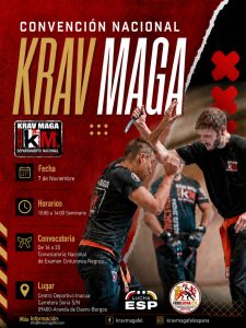 Cartel Convención Nacional Krav Maga 2026